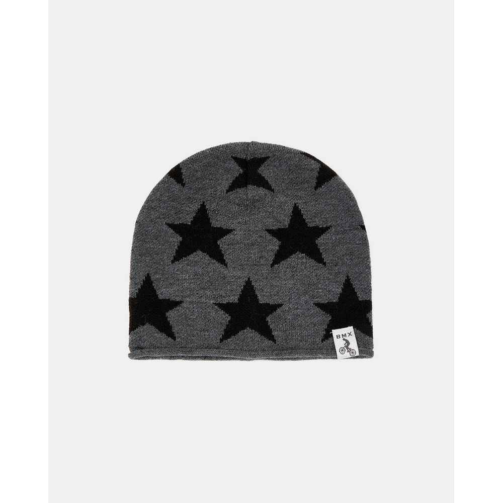 BLUKIDS KAPA HAT TRICOT STARS GREY MELANGE 