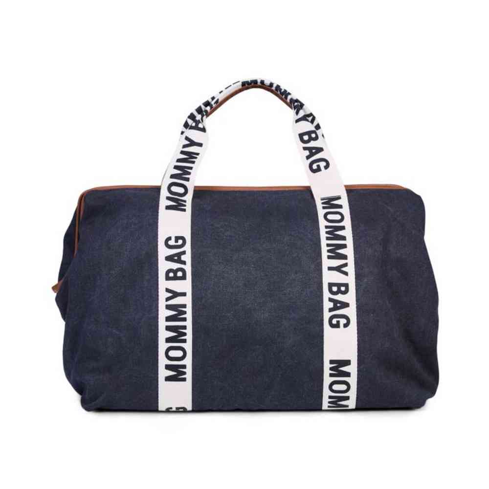 CHILDHOME MOMMY BAG SIGNATURE CANVAS BLACK 