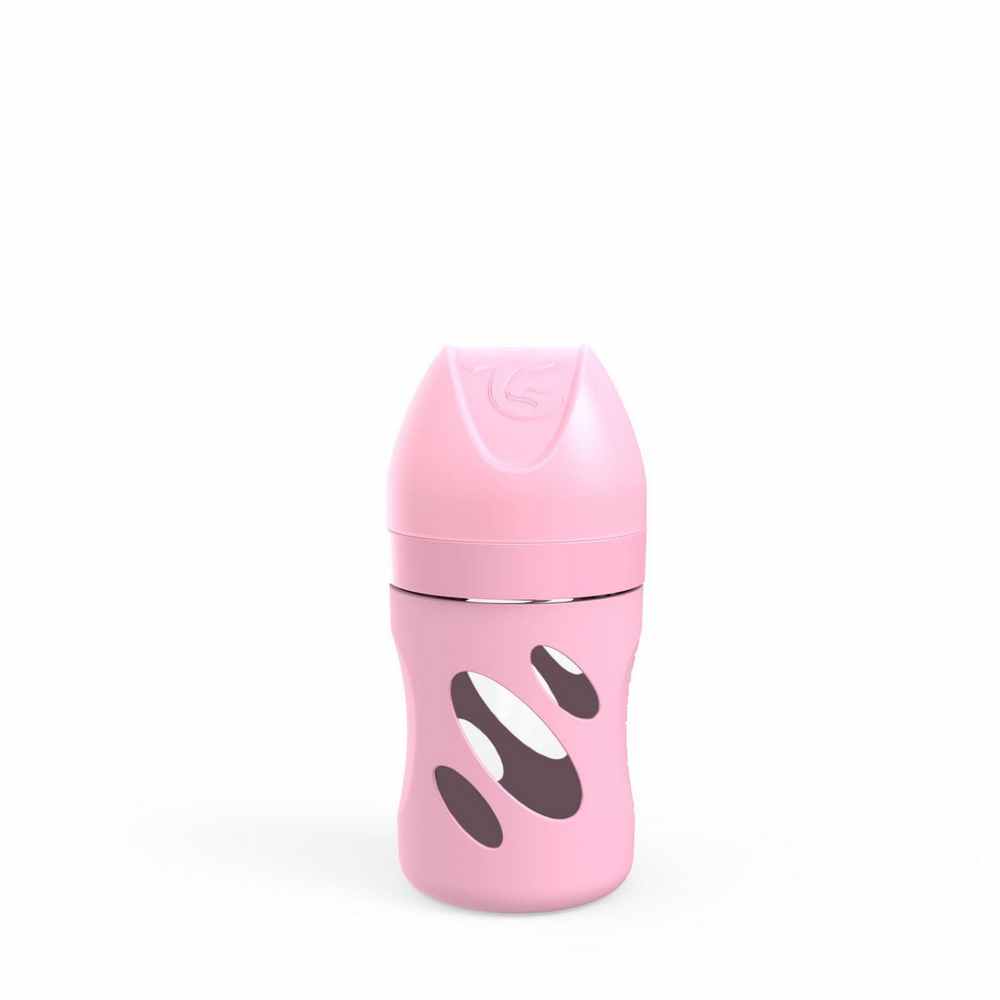 TWISTSHAKE FLASICA ZA BEBE STAKLO 180ML PINK 