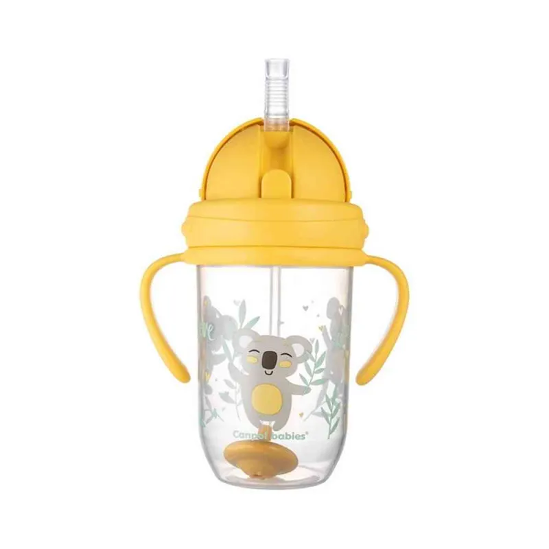 CANPOL BABIES NON-SPILL SPORTSKA SOLJA SA SLAMCICOM (TEG) 270ML 56/606 EXOTIC AN